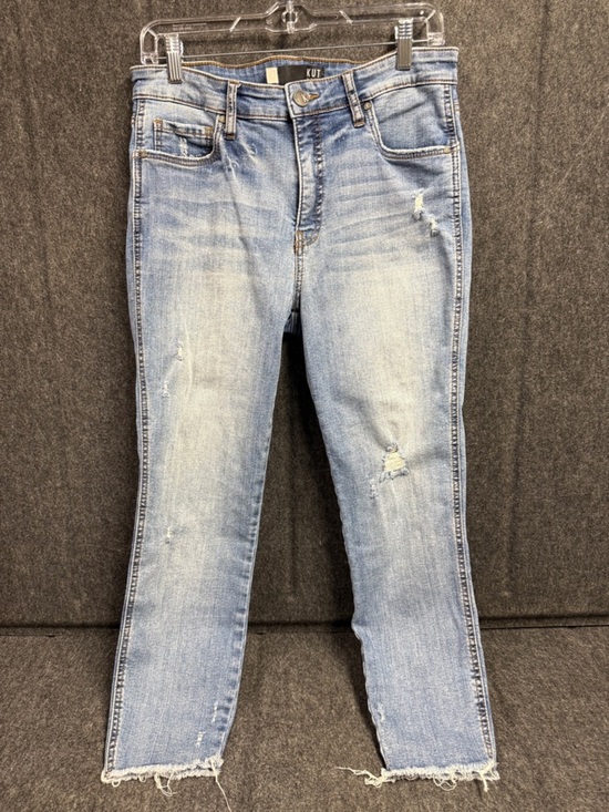 Kut from the Kloth Denim - Kut from the Kloth Light Wash Distressed Ankle Jeans